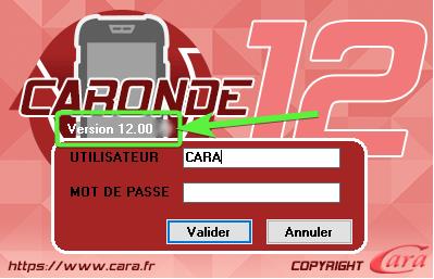 Version de CARONDE